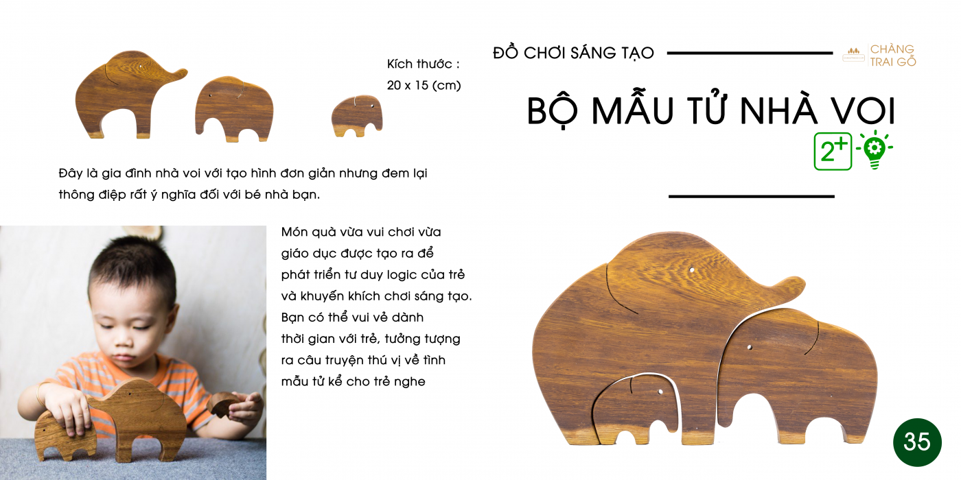 Bộ Mẫu Tử Nhà Voi Đồ Chơi