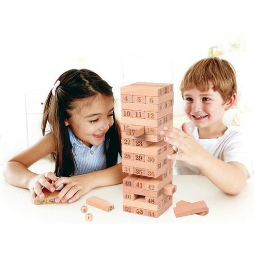 Thanh Gỗ Sáng Tạo Trò Chơi Rút Gỗ Jenga